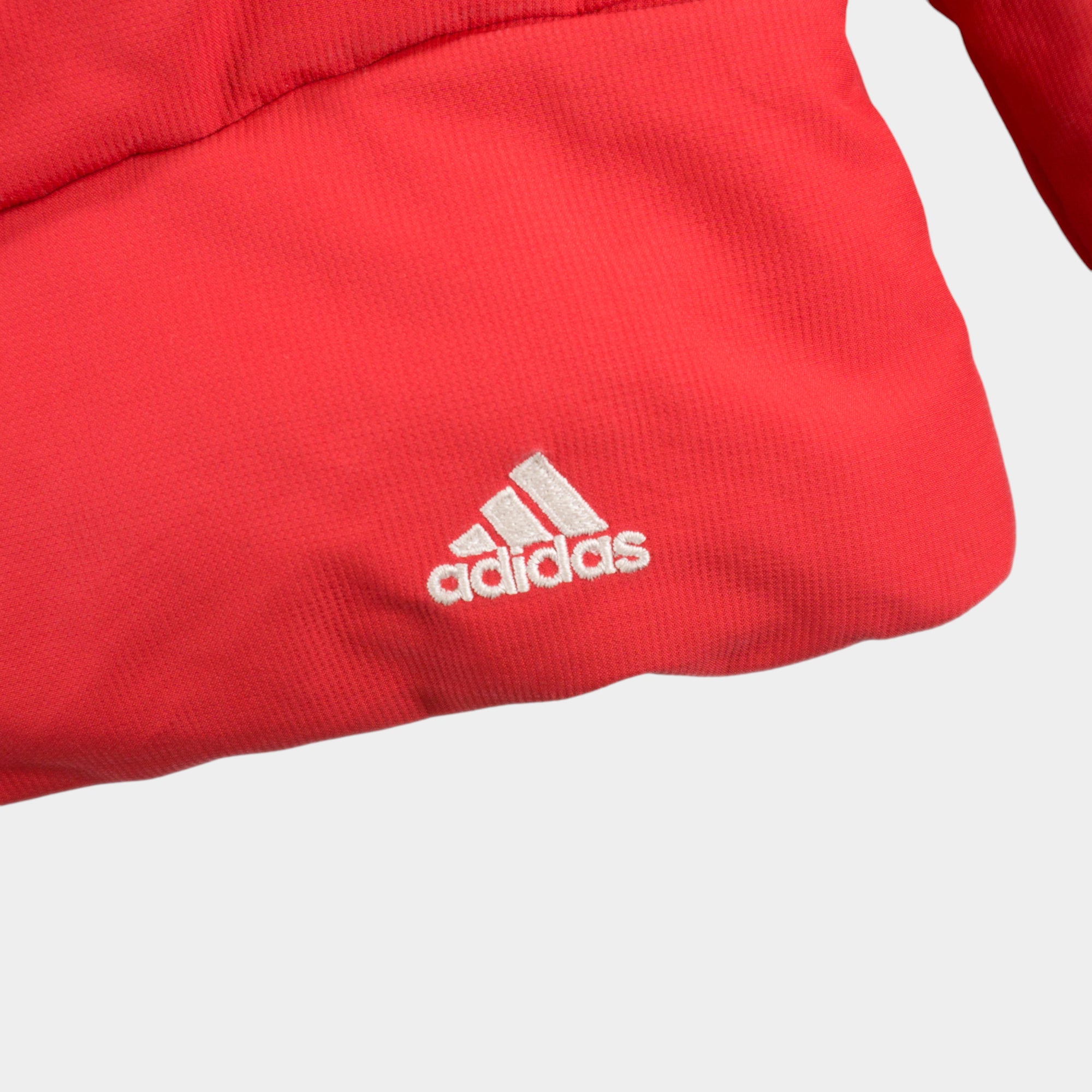 Adidas Винтидж Червено Подплатено Яке