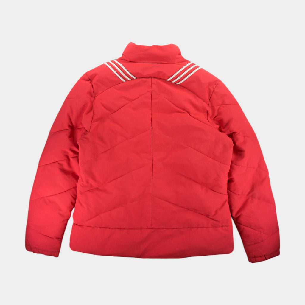 Adidas Винтидж Червено Подплатено Яке