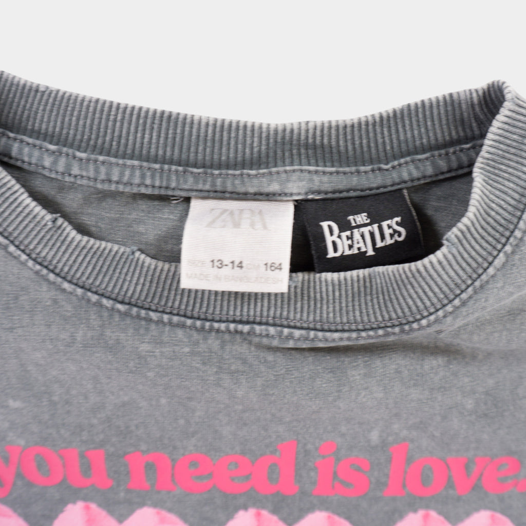 Zara X The Beatles Тениска с Графика