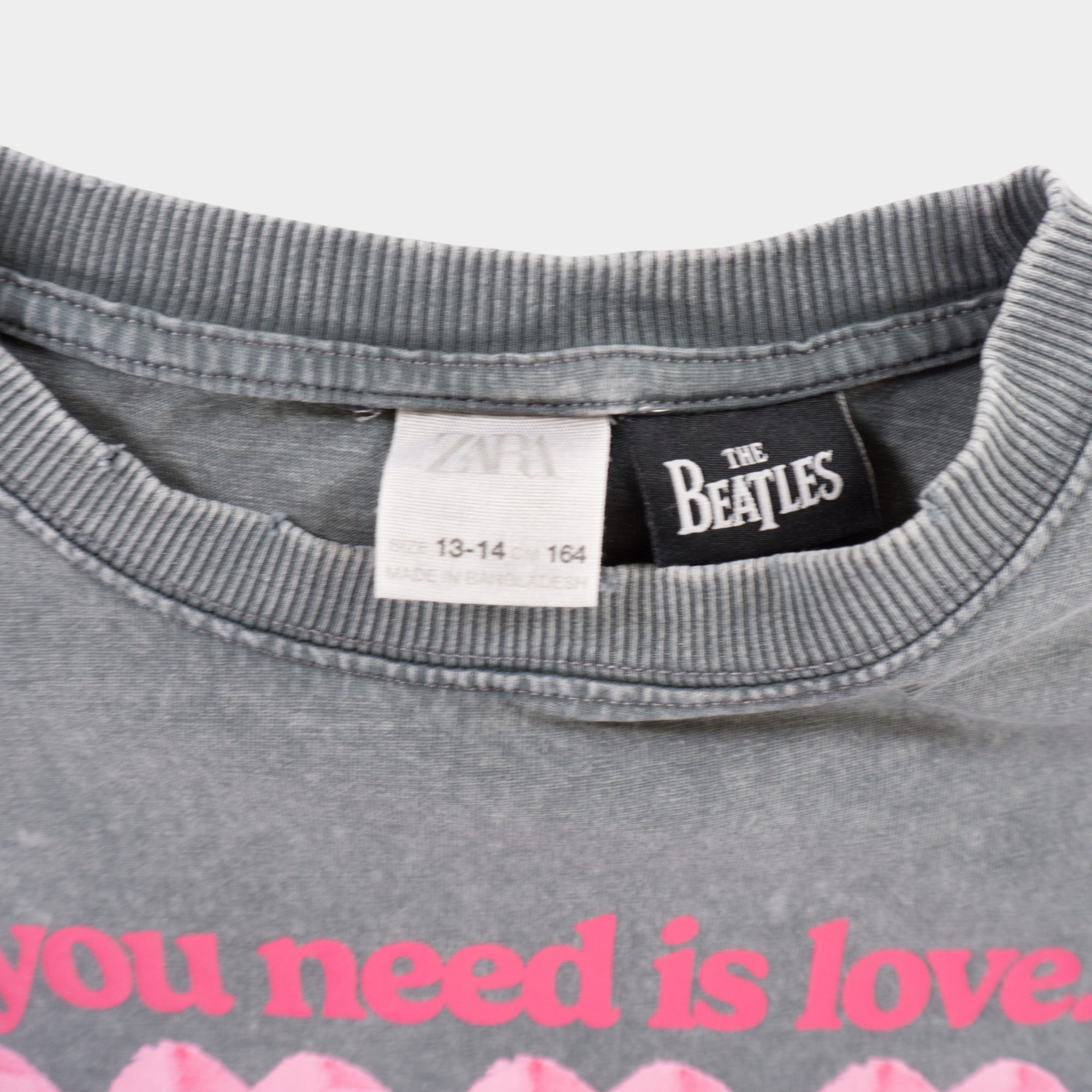 Zara X The Beatles Тениска с Графика