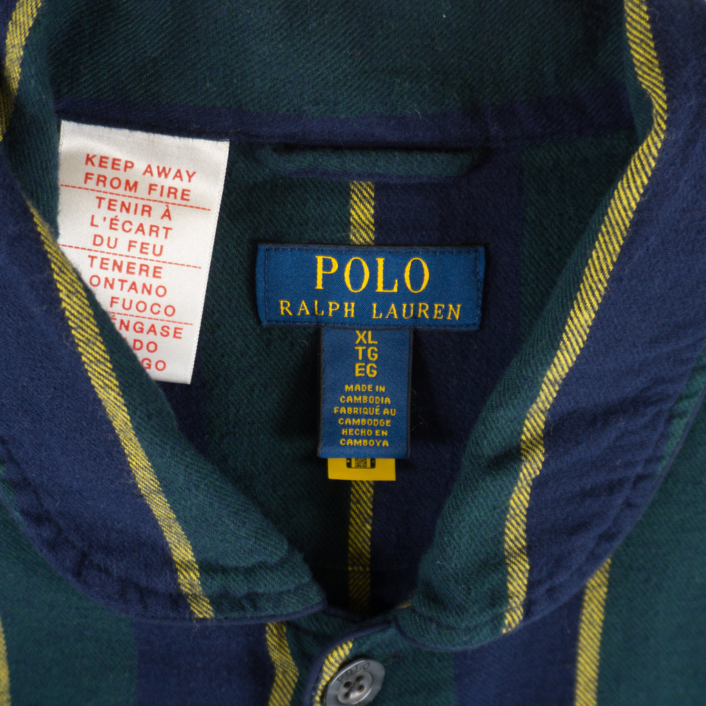 Polo Ralph Lauren Раирана Риза с Дълъг Ръкав