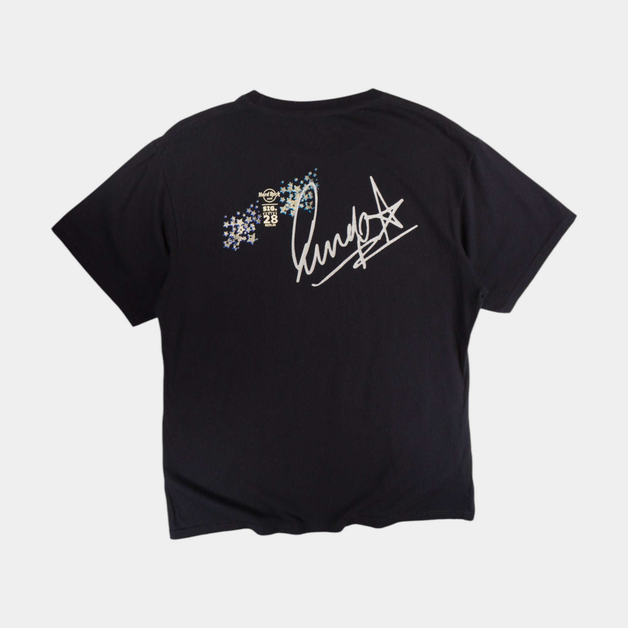 Hard Rock Cafe Черна Тениска с Графика