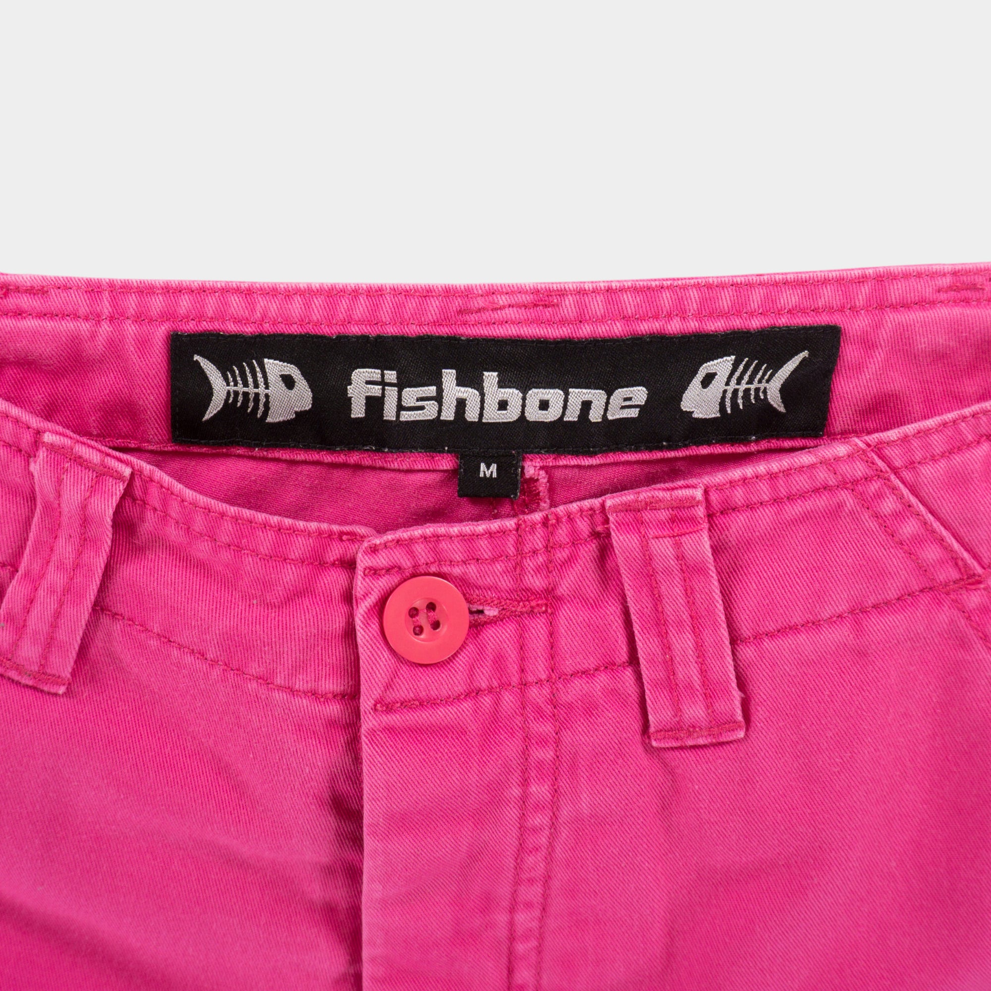 Fishbone Винтидж Розови Карго Къси Панталони