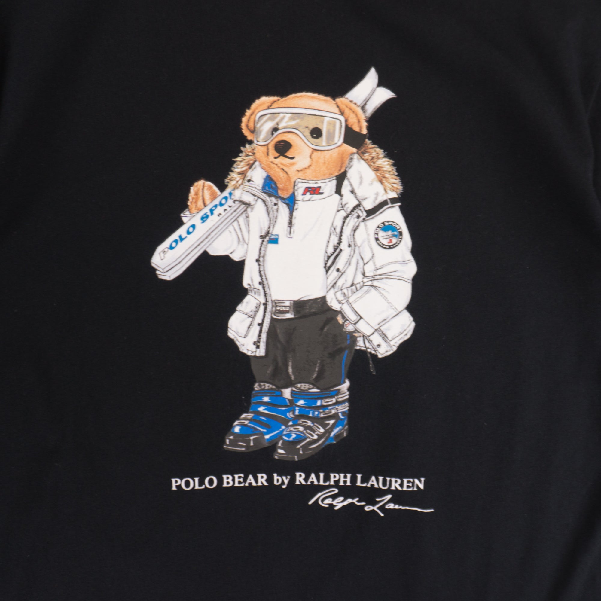 Polo Ralph Lauren Черна Блуза с Графика