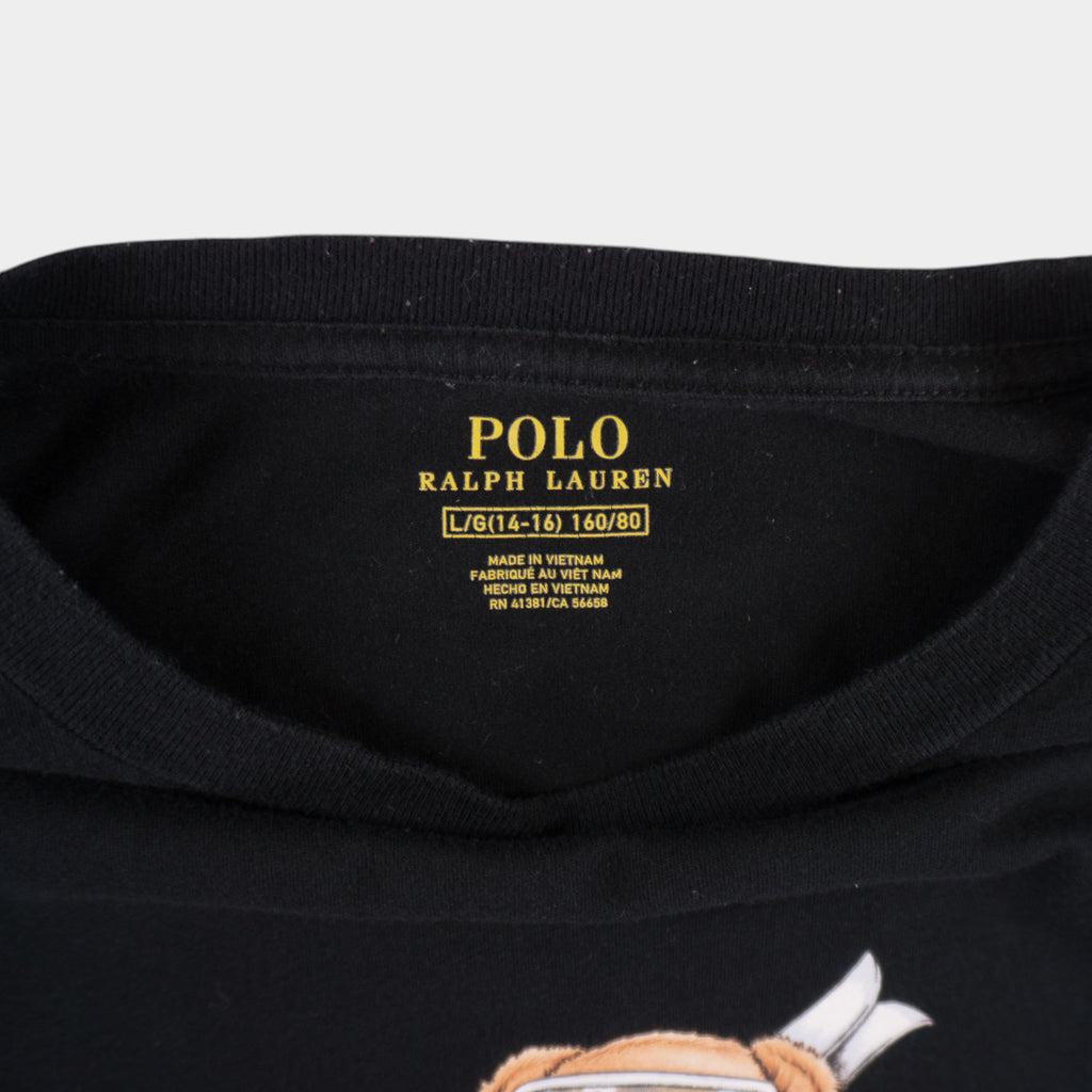 Polo Ralph Lauren Черна Блуза с Графика