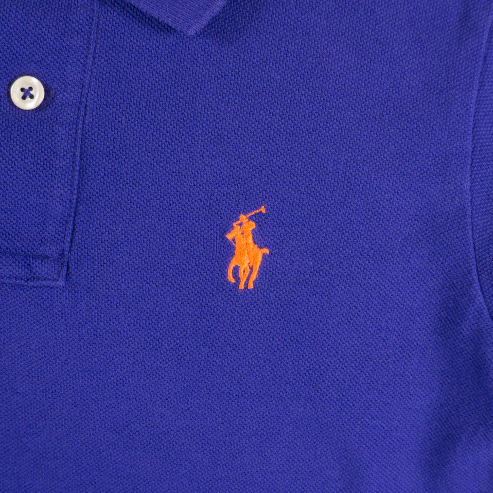 Ralph Lauren Винтидж 2000-те Лилава Тениска с Яка