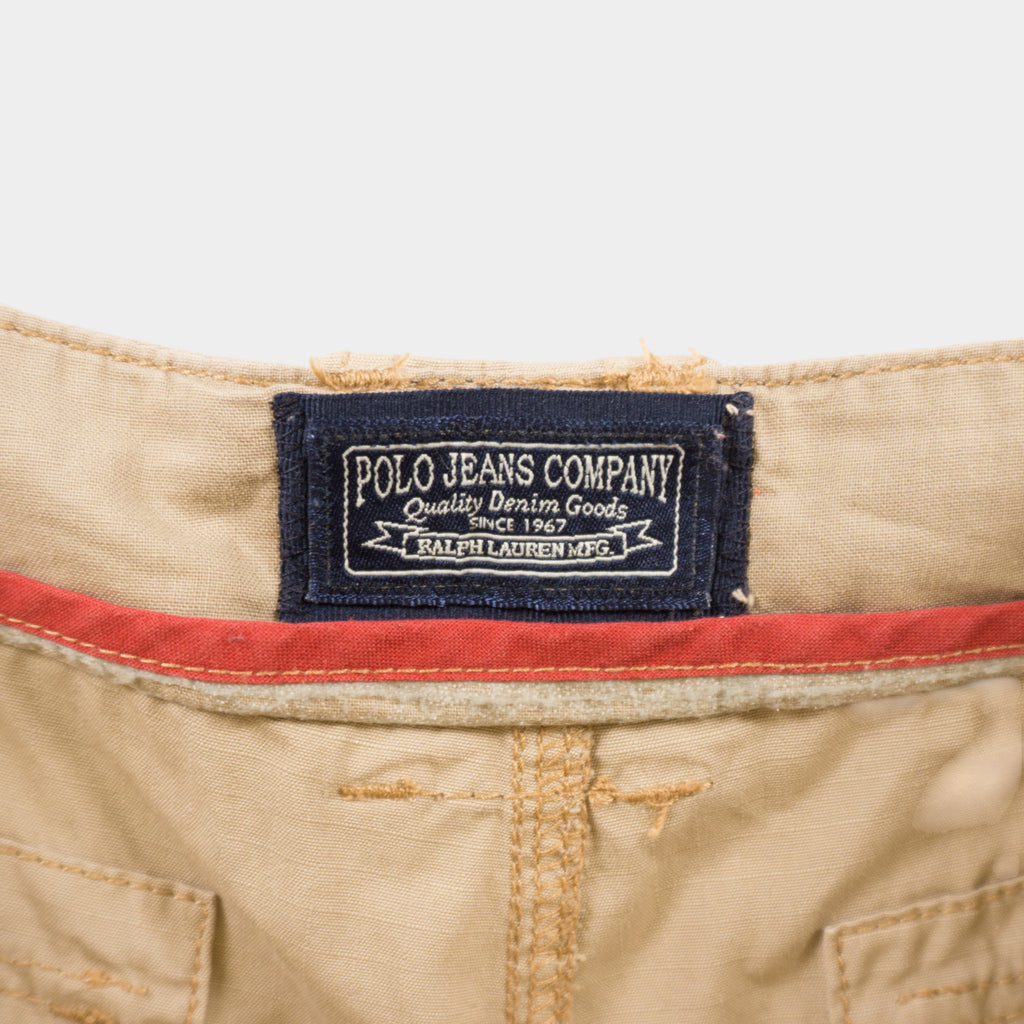 Polo Jeans Company Винтидж Бежови Карго Къси Панталони