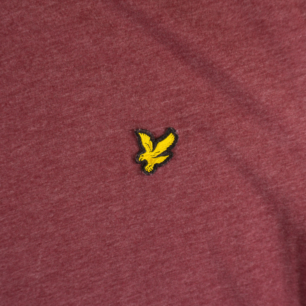 Lyle & Scott Бордо Тениска