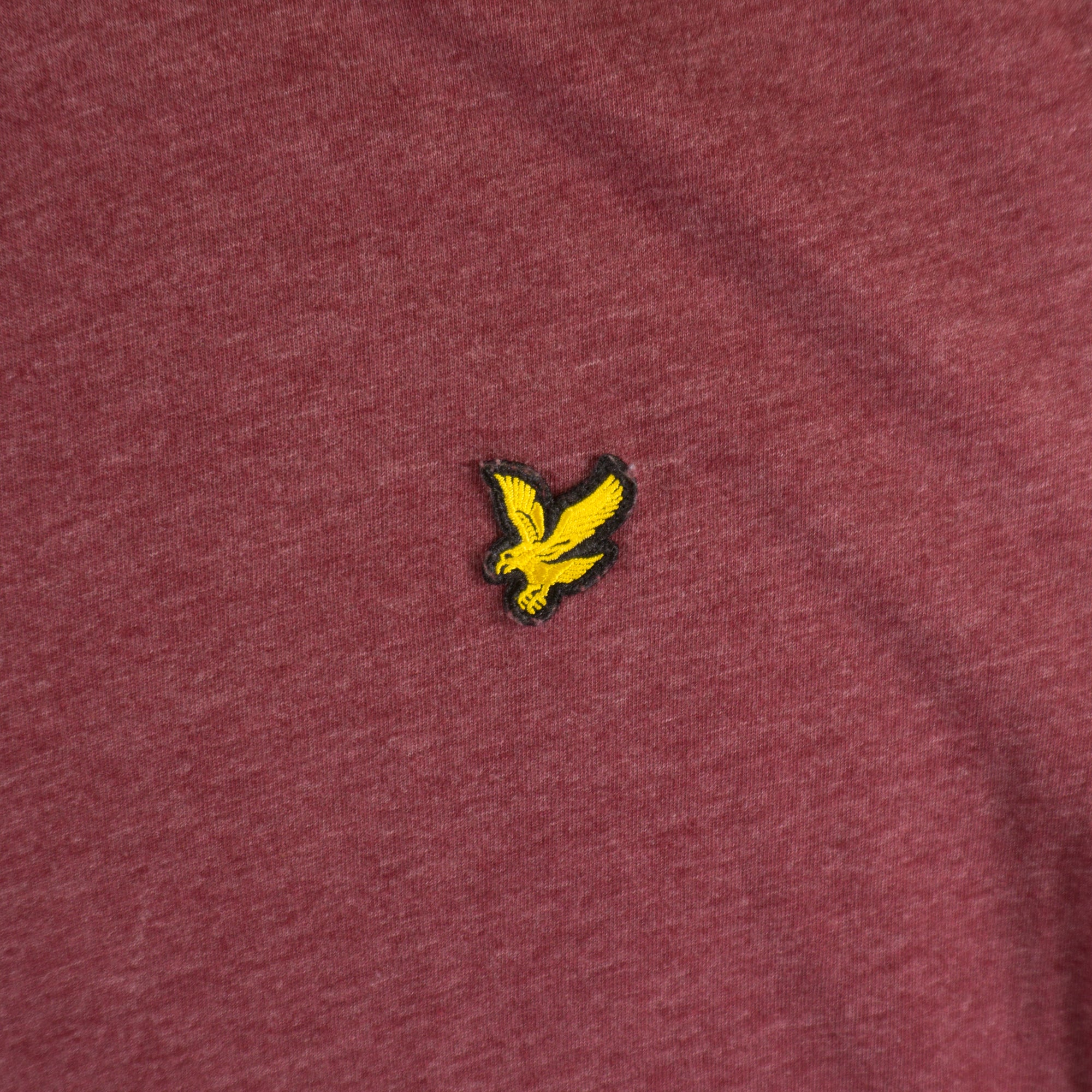 Lyle & Scott Бордо Тениска