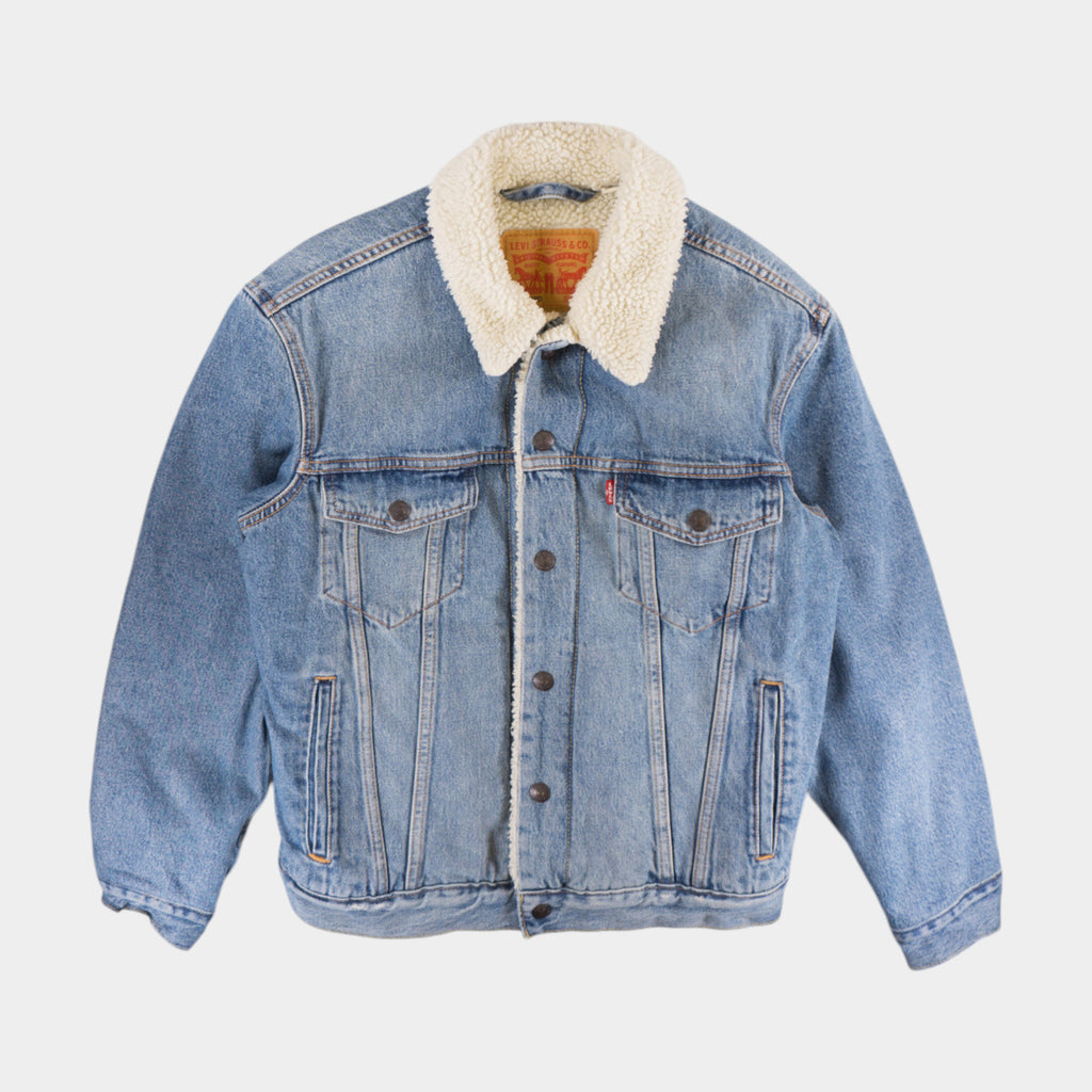 Levi's Sherpa Синьо Дънково Яке
