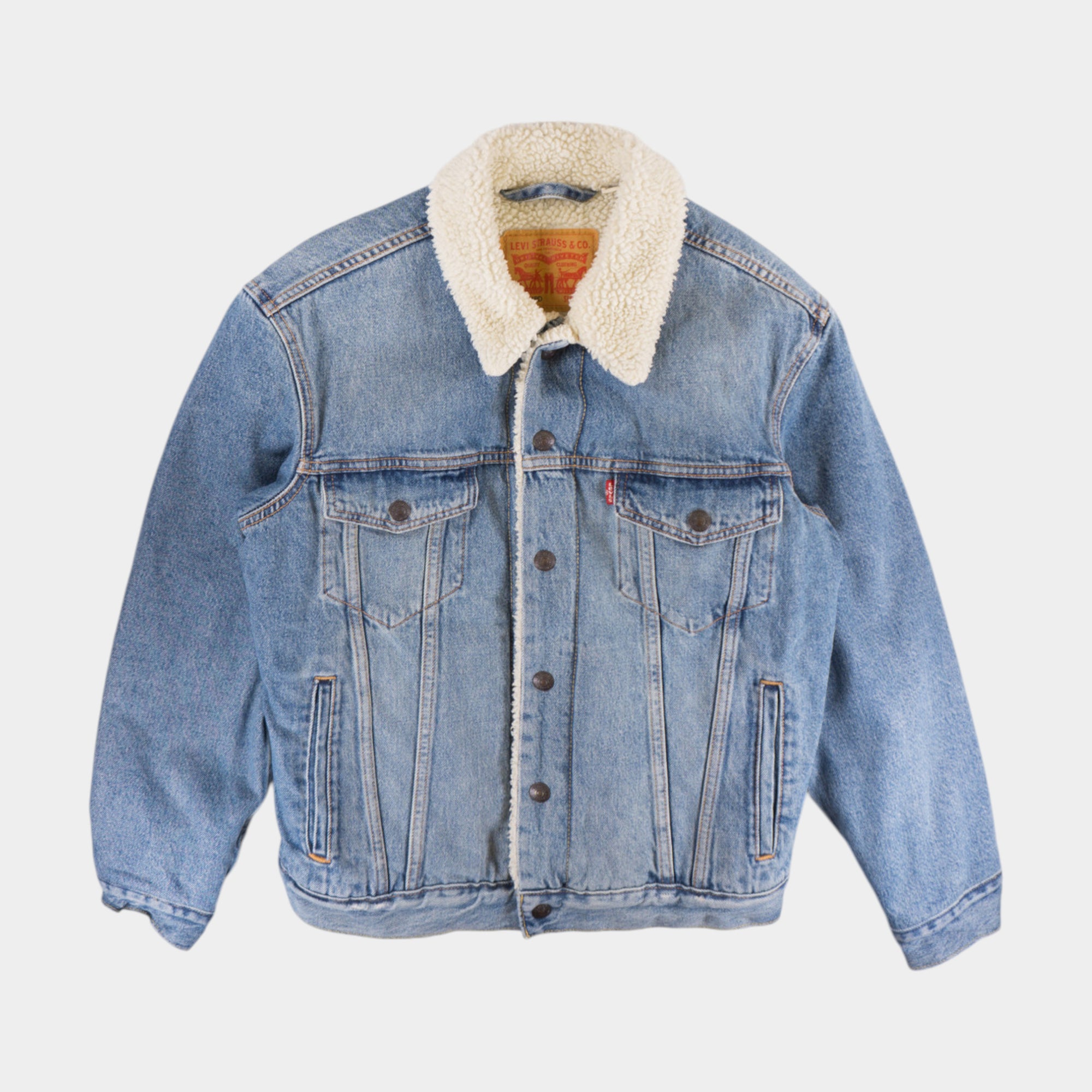 Levi's Sherpa Синьо Дънково Яке