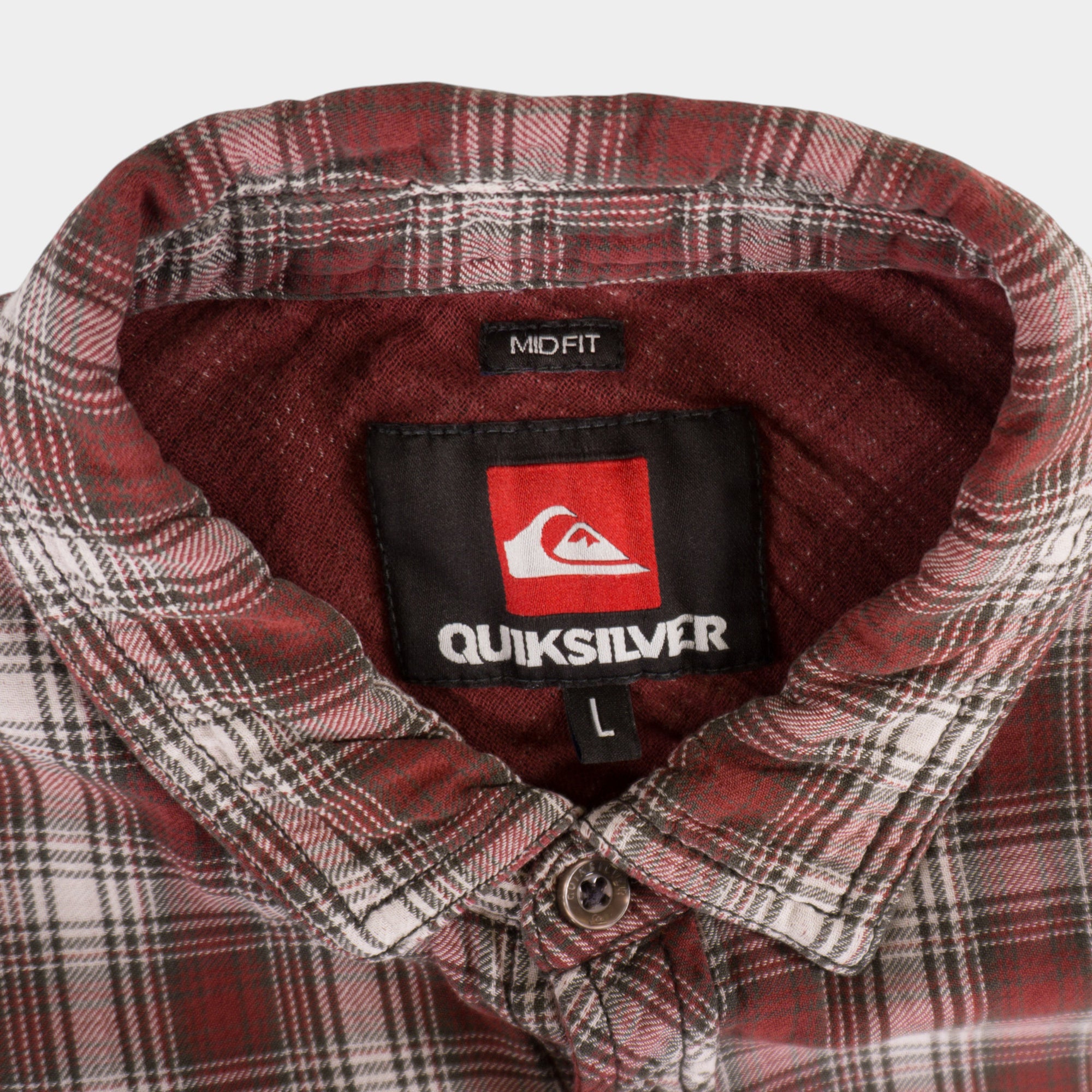 Quiksilver Карирана Риза с Дълъг Ръкав