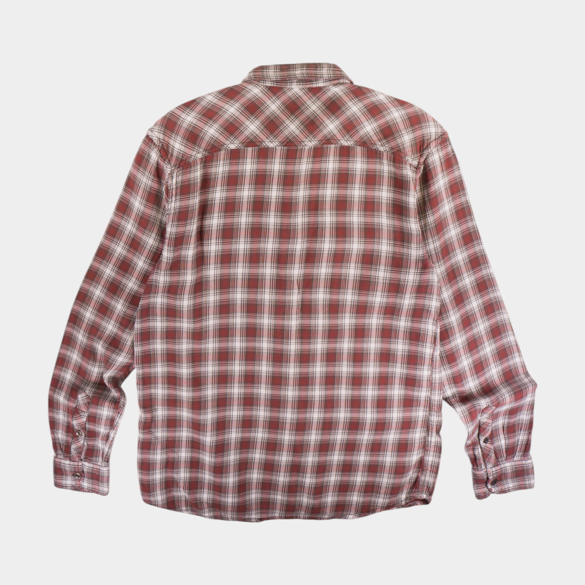 Quiksilver Карирана Риза с Дълъг Ръкав