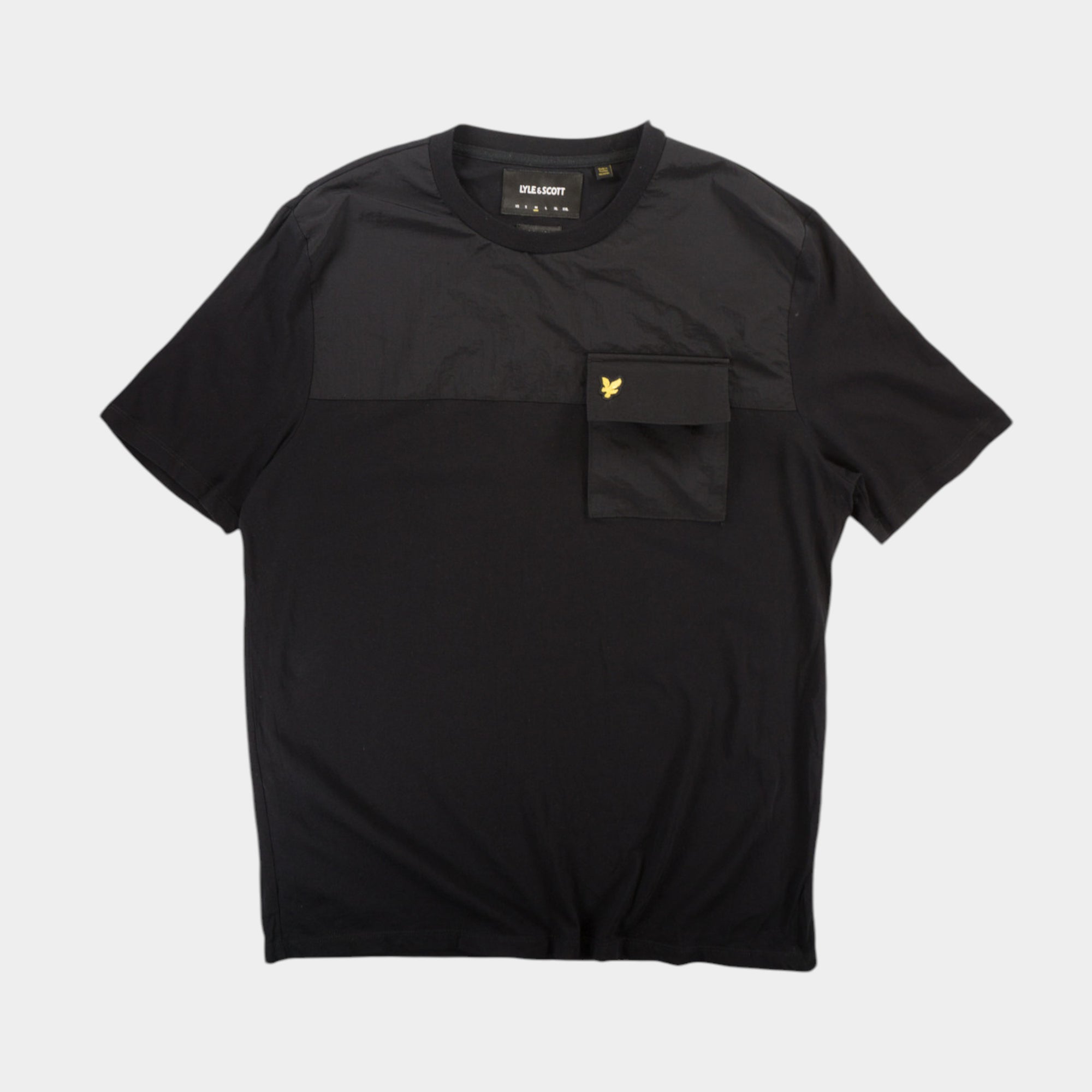 Lyle & Scott Черна Тениска