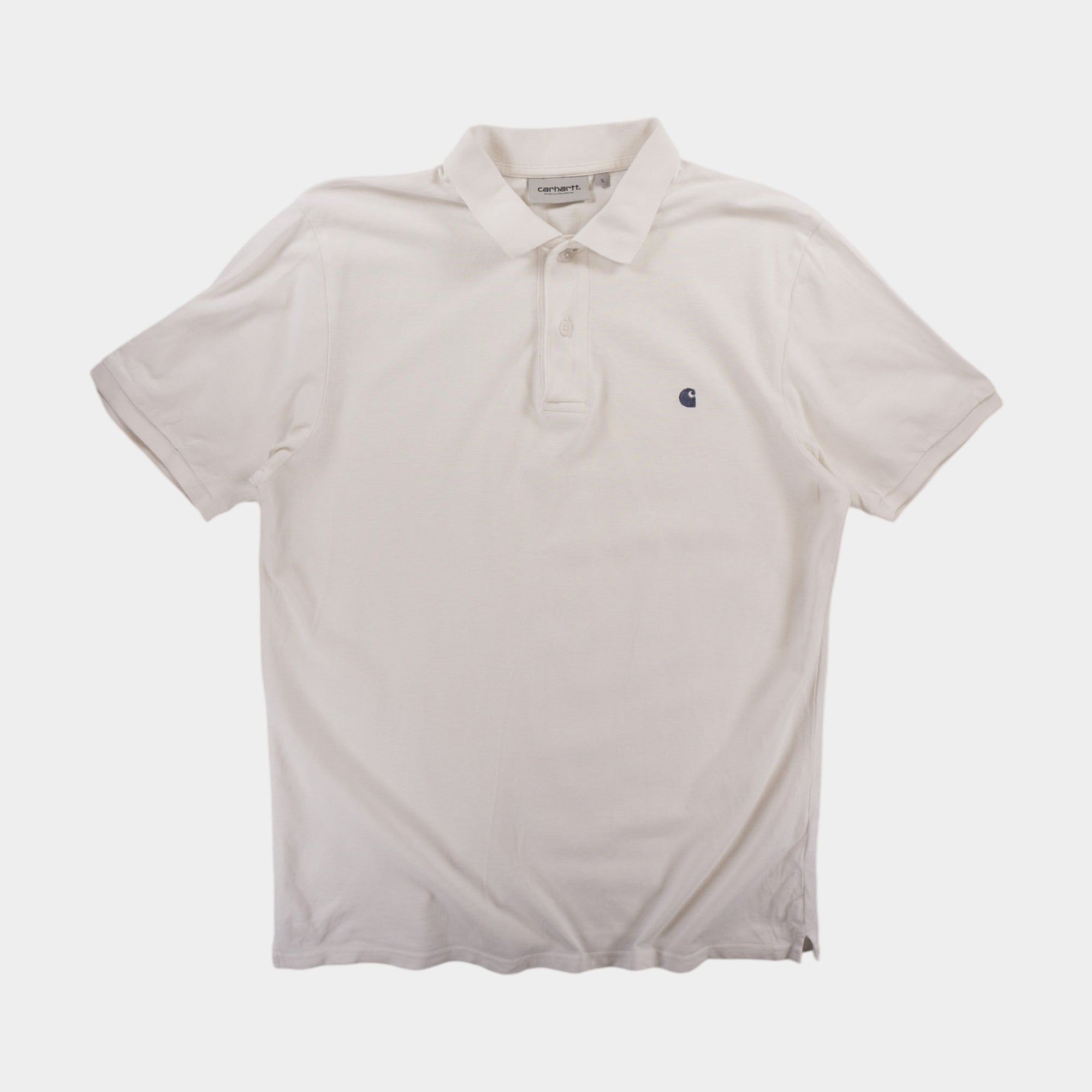 Carhartt WIP Бяла Тениска с Яка