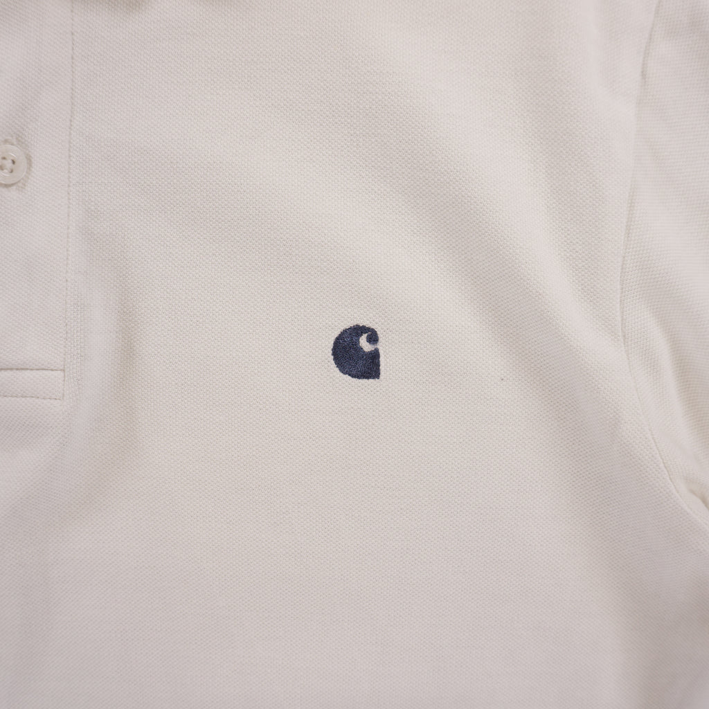 Carhartt WIP Бяла Тениска с Яка
