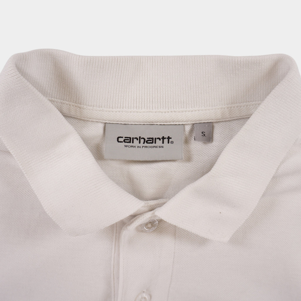 Carhartt WIP Бяла Тениска с Яка
