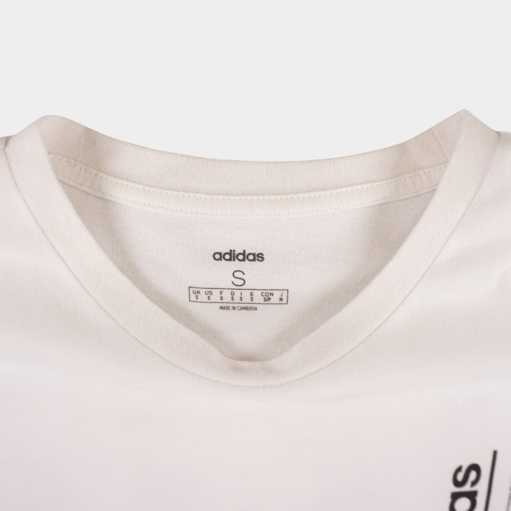 Adidas Бяла Тениска