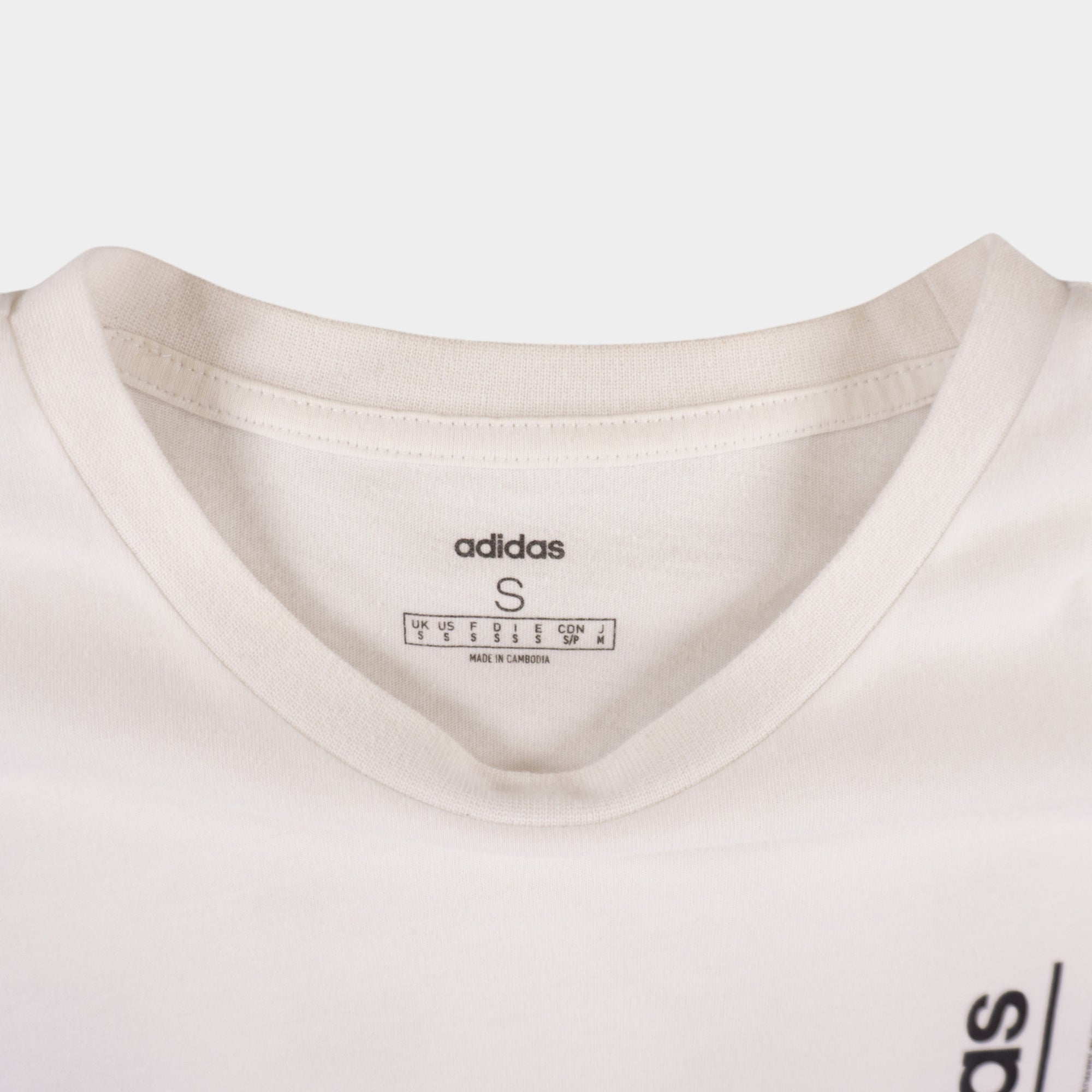 Adidas Бяла Тениска