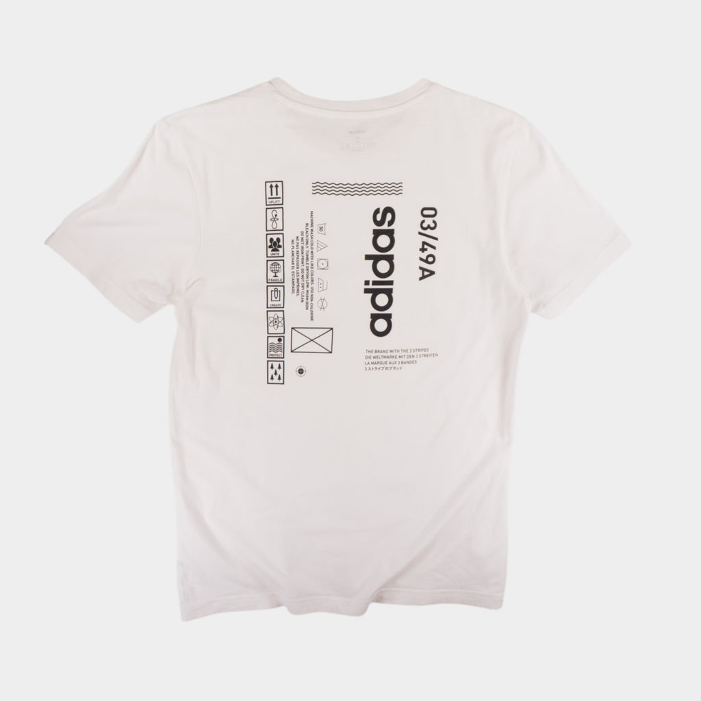 Adidas Бяла Тениска
