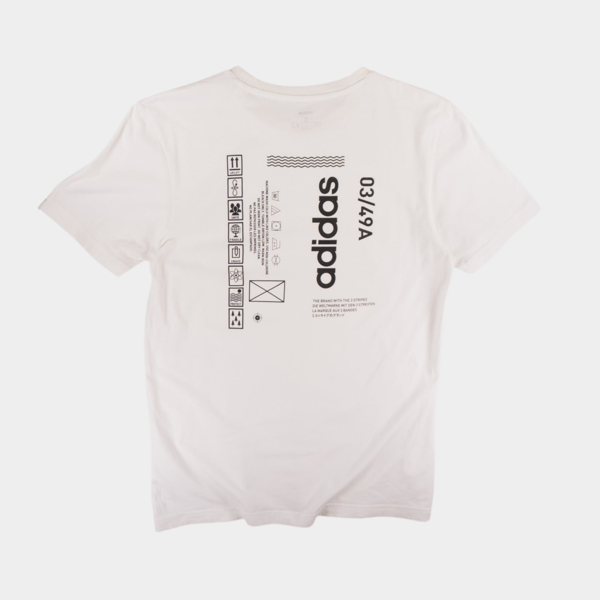 Adidas Бяла Тениска