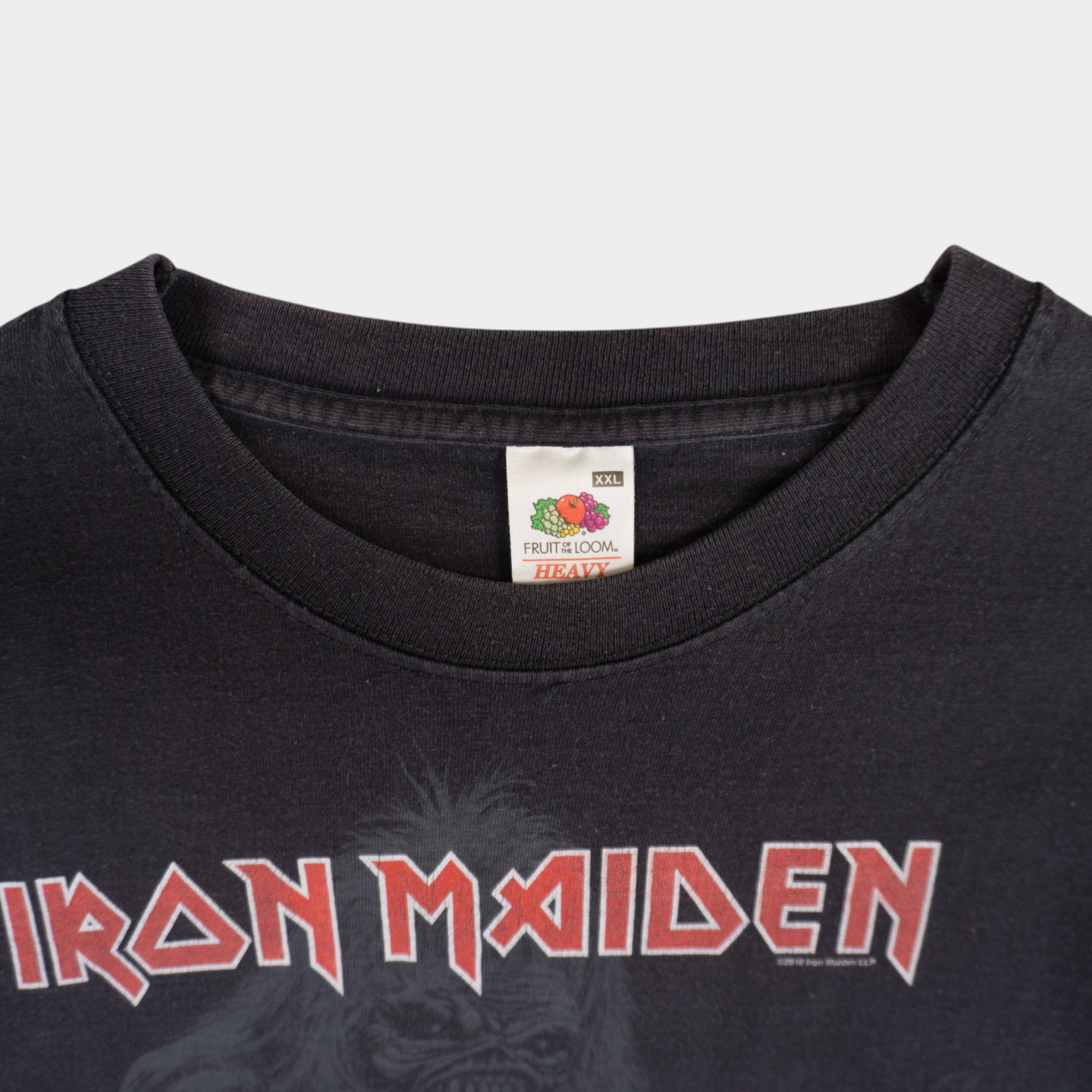 Fruit Of The Loom Iron Maiden Черна Тениска с Графика