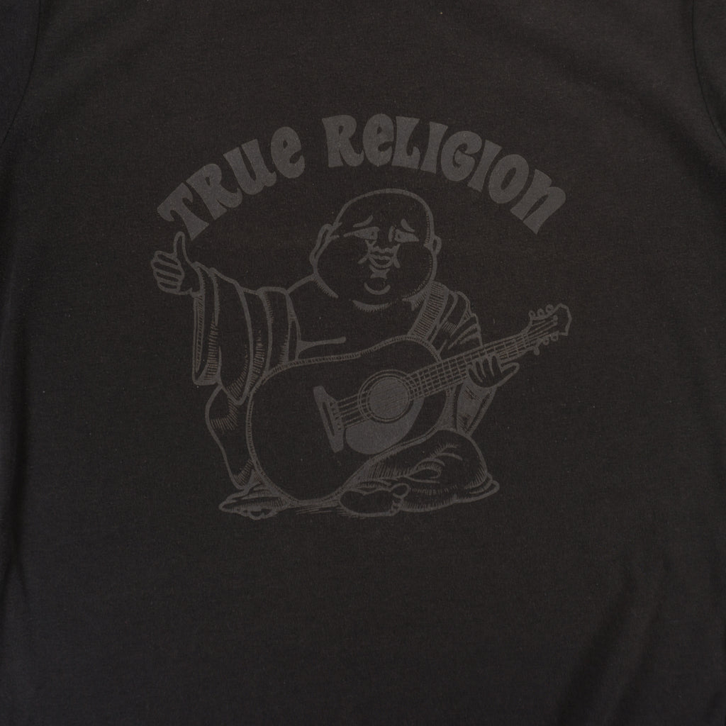 True Religion Черна Тениска с Графика
