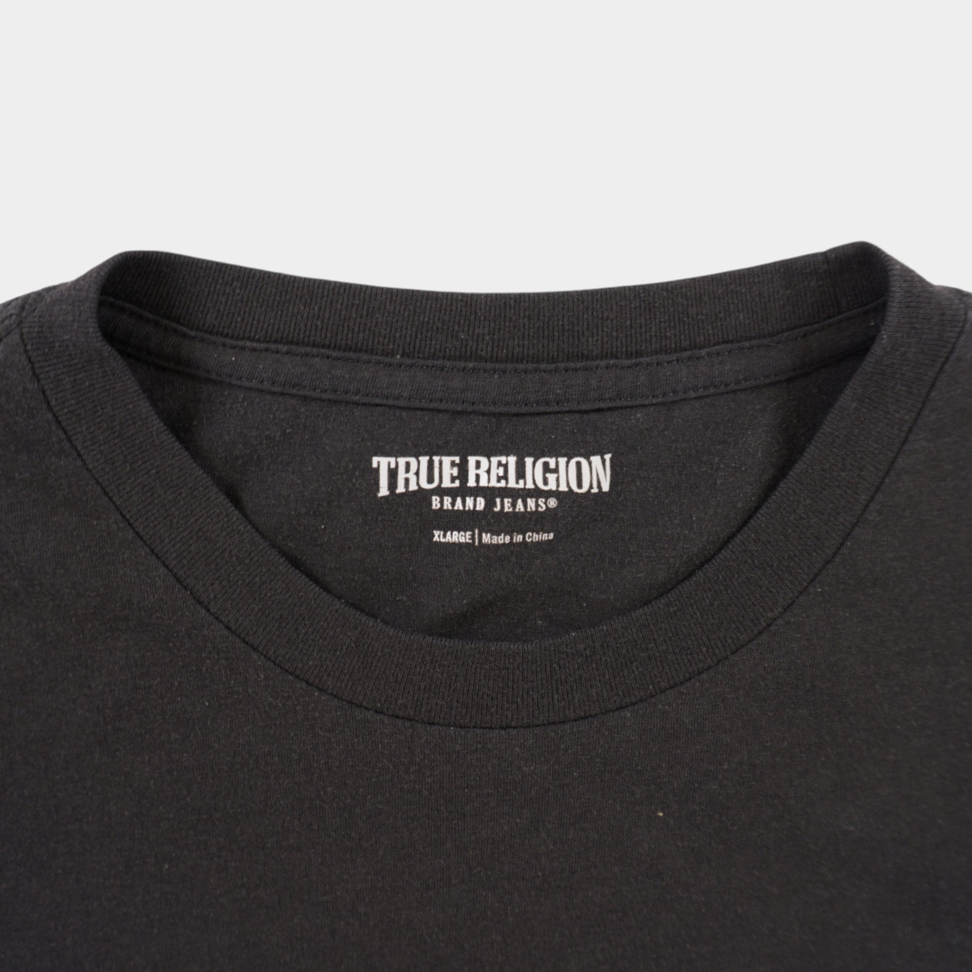 True Religion Черна Тениска с Графика