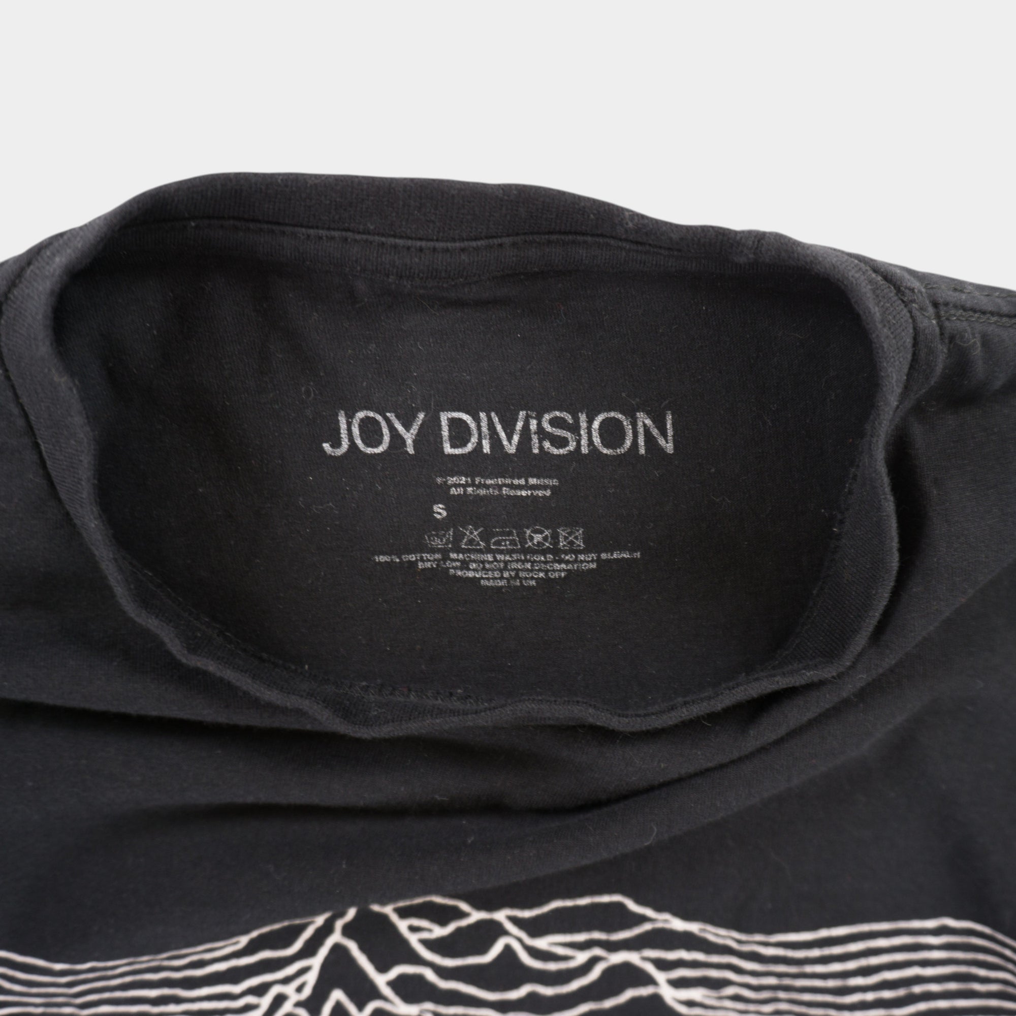 Joy Division Черна Тениска с Графика
