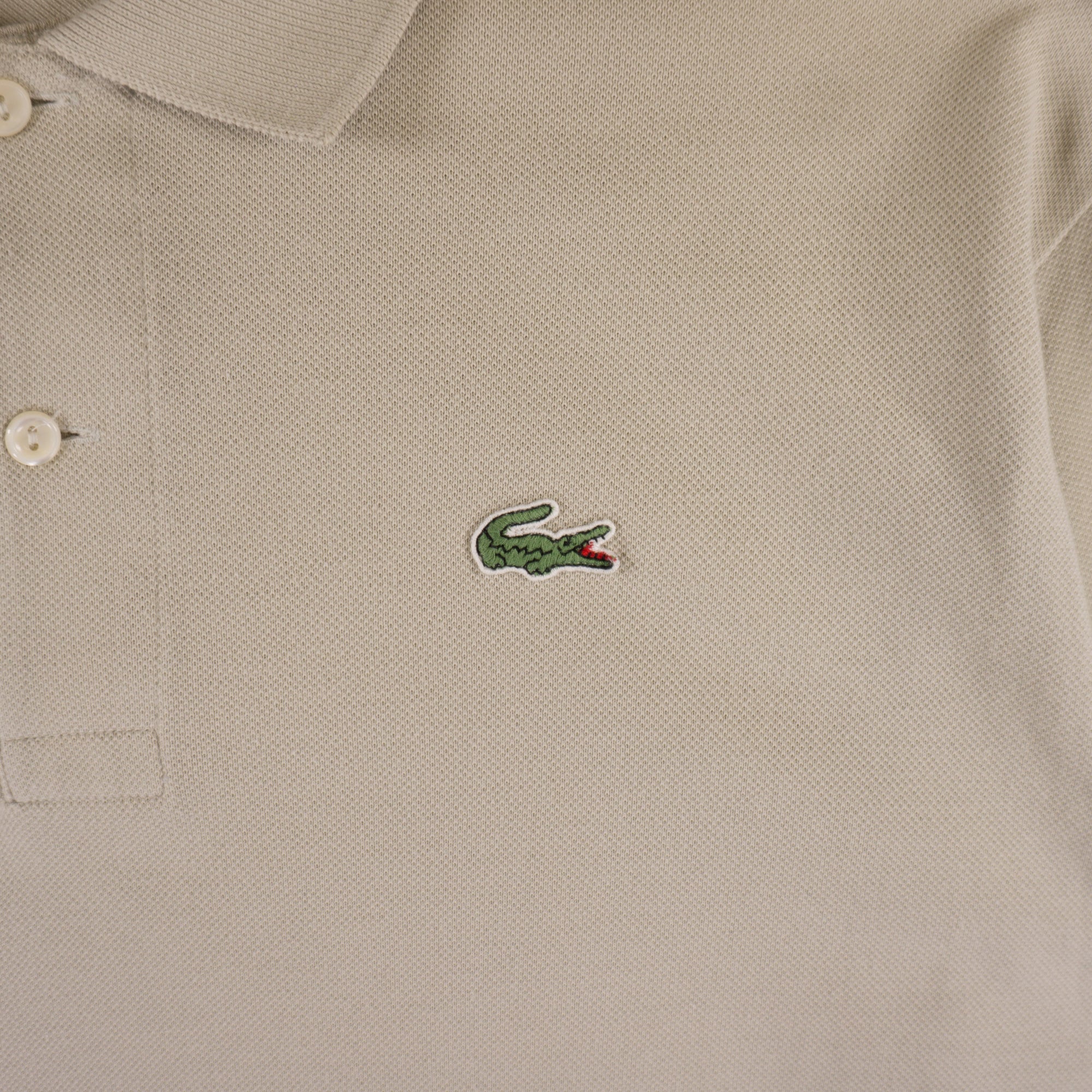 Lacoste Бежова Блуза с Яка