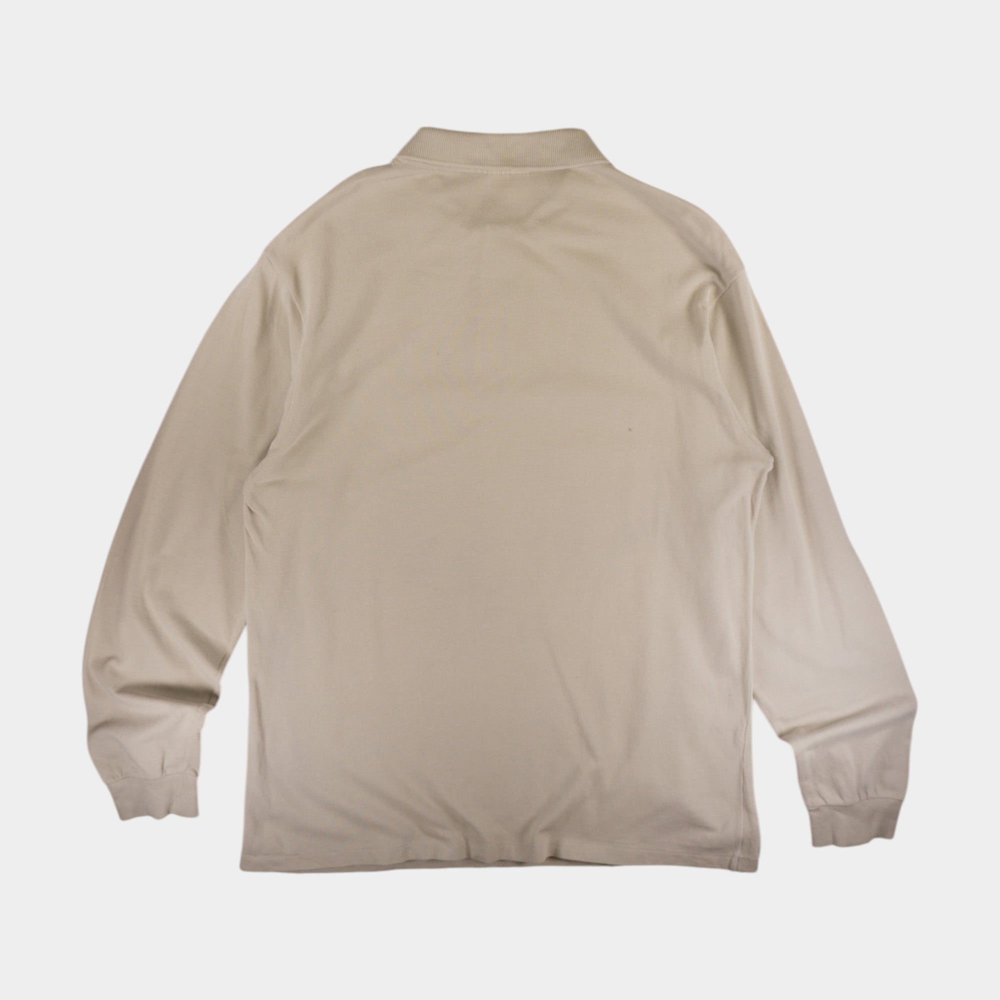 Lacoste Бежова Блуза с Яка