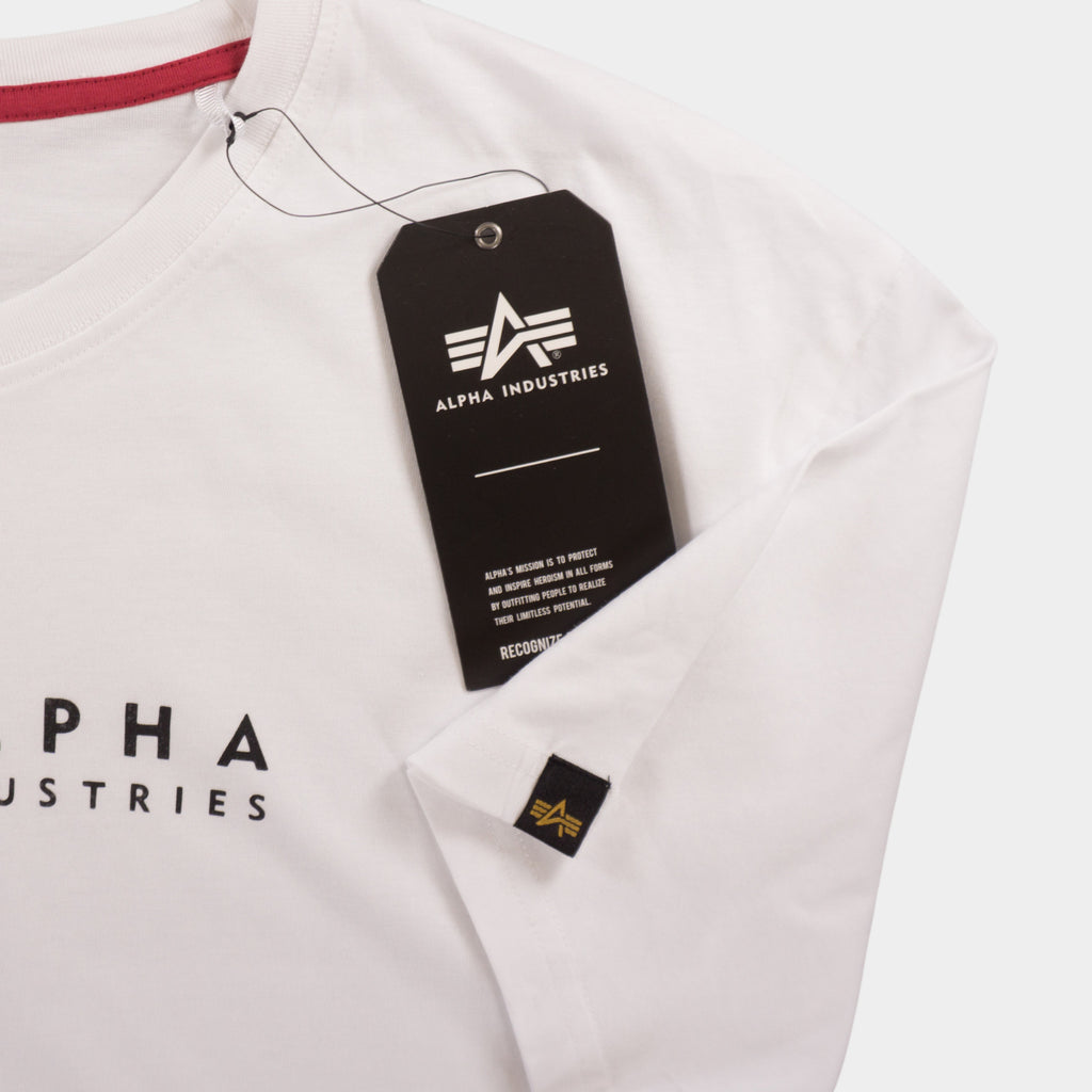 Alpha Industries Бяла Тениска