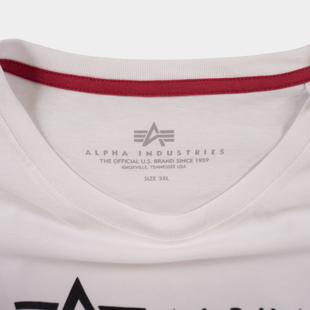 Alpha Industries Бяла Тениска