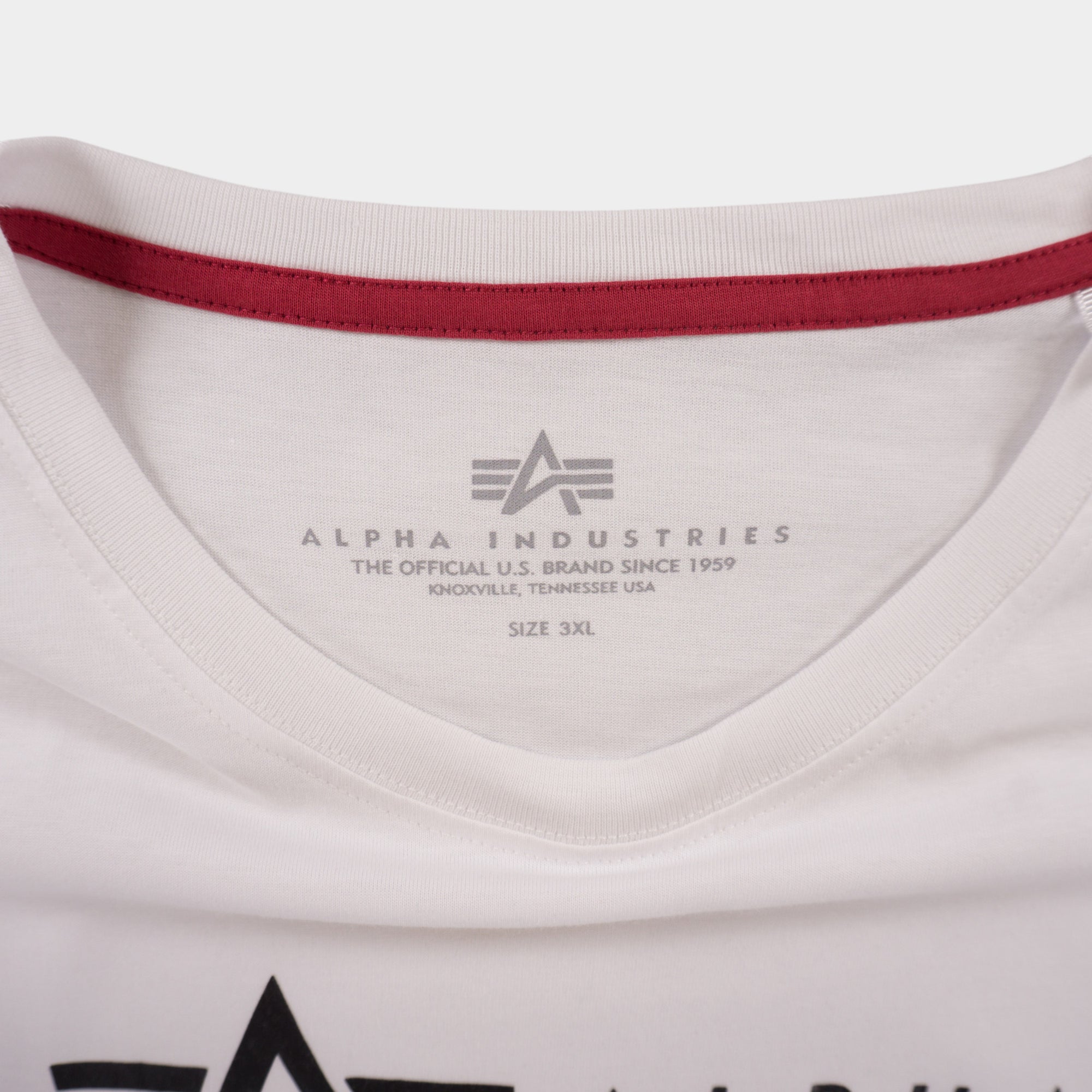 Alpha Industries Бяла Тениска