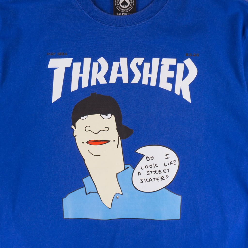 Thrasher Синя Тениска с Графика