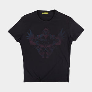 Versace Jeans Черна Тениска с Графика