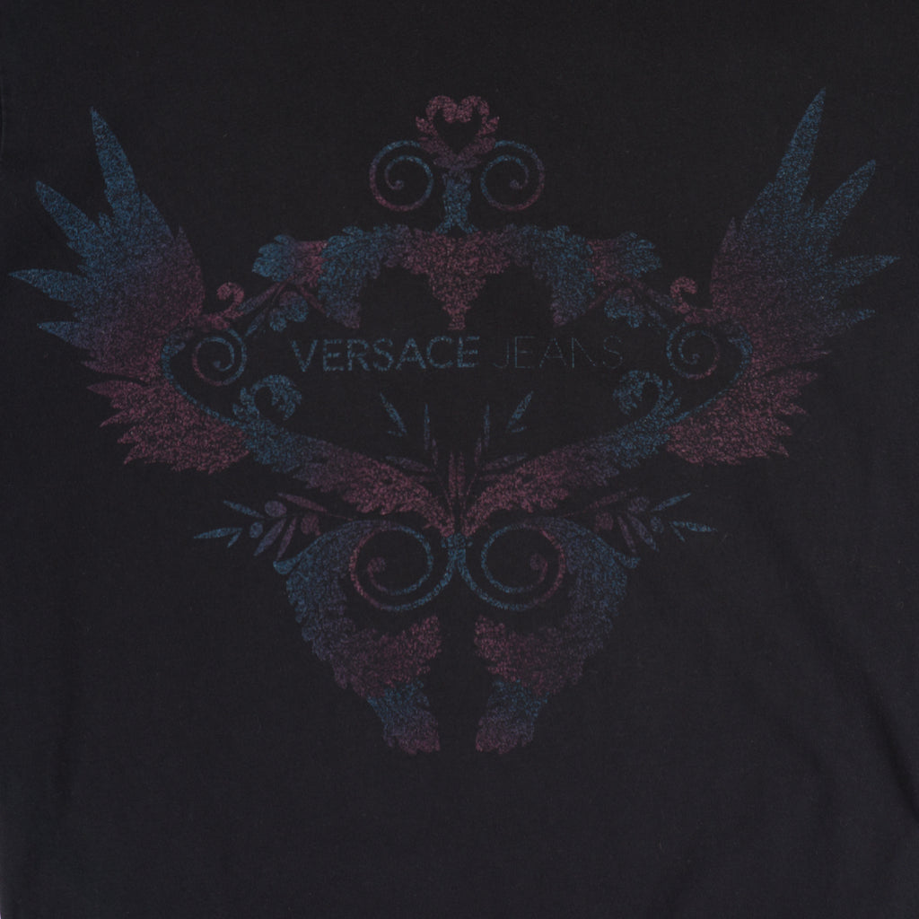 Versace Jeans Черна Тениска с Графика