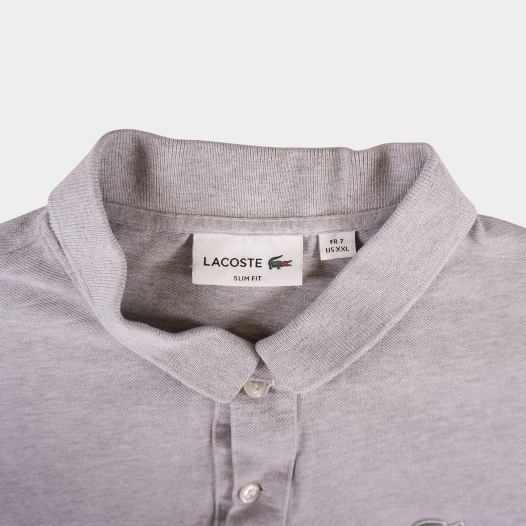 Lacoste Сива Тениска с Яка