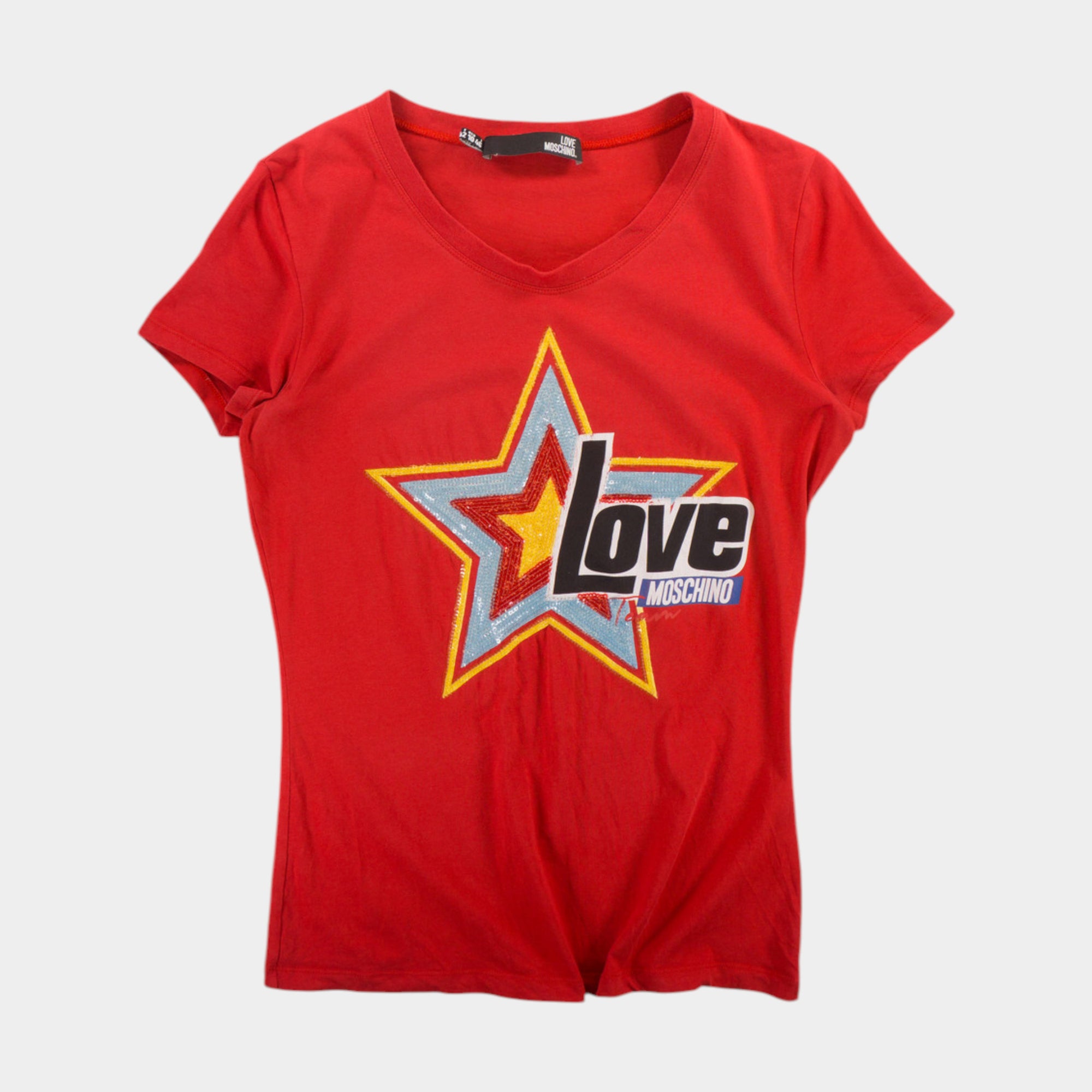 Love Moschino Червена Тениска