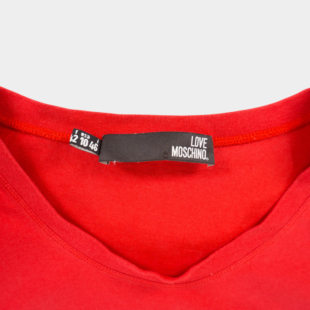 Love Moschino Червена Тениска