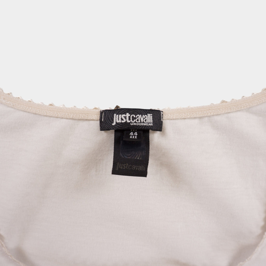 Just Cavalli Underwear Бяла Тениска