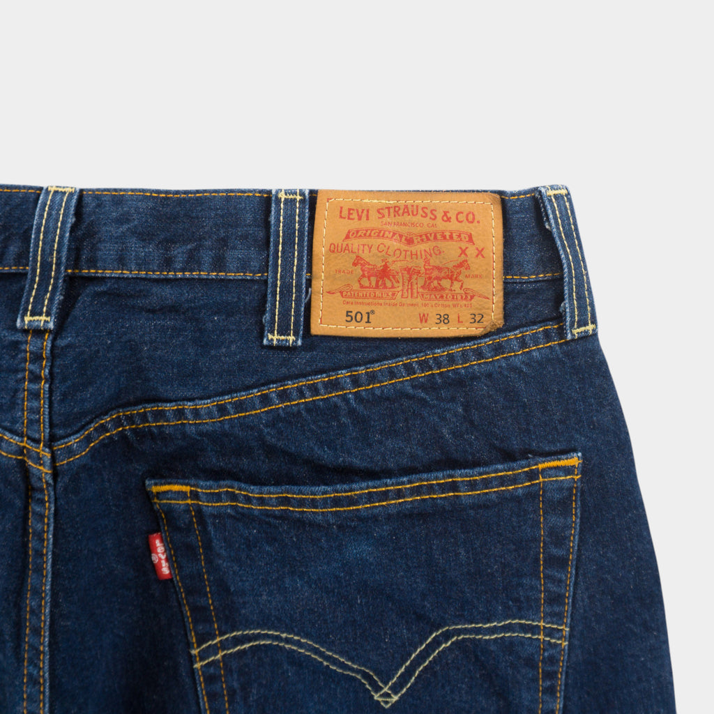 Levis 501 Сини Къси Дънки