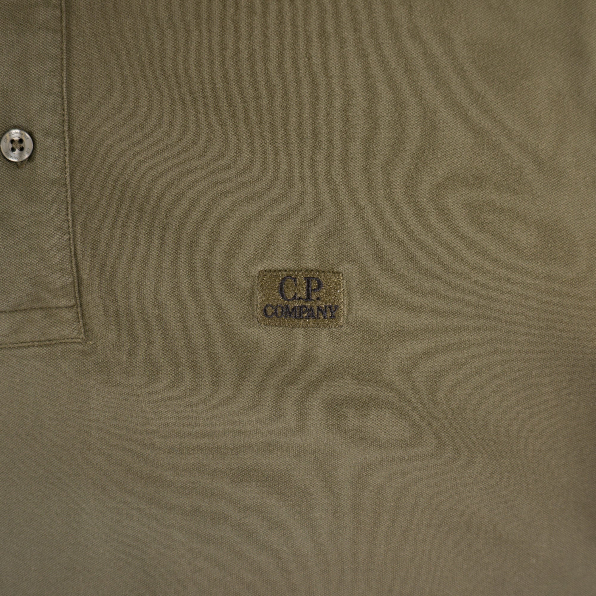 CP Company Зелена Тениска с Яка