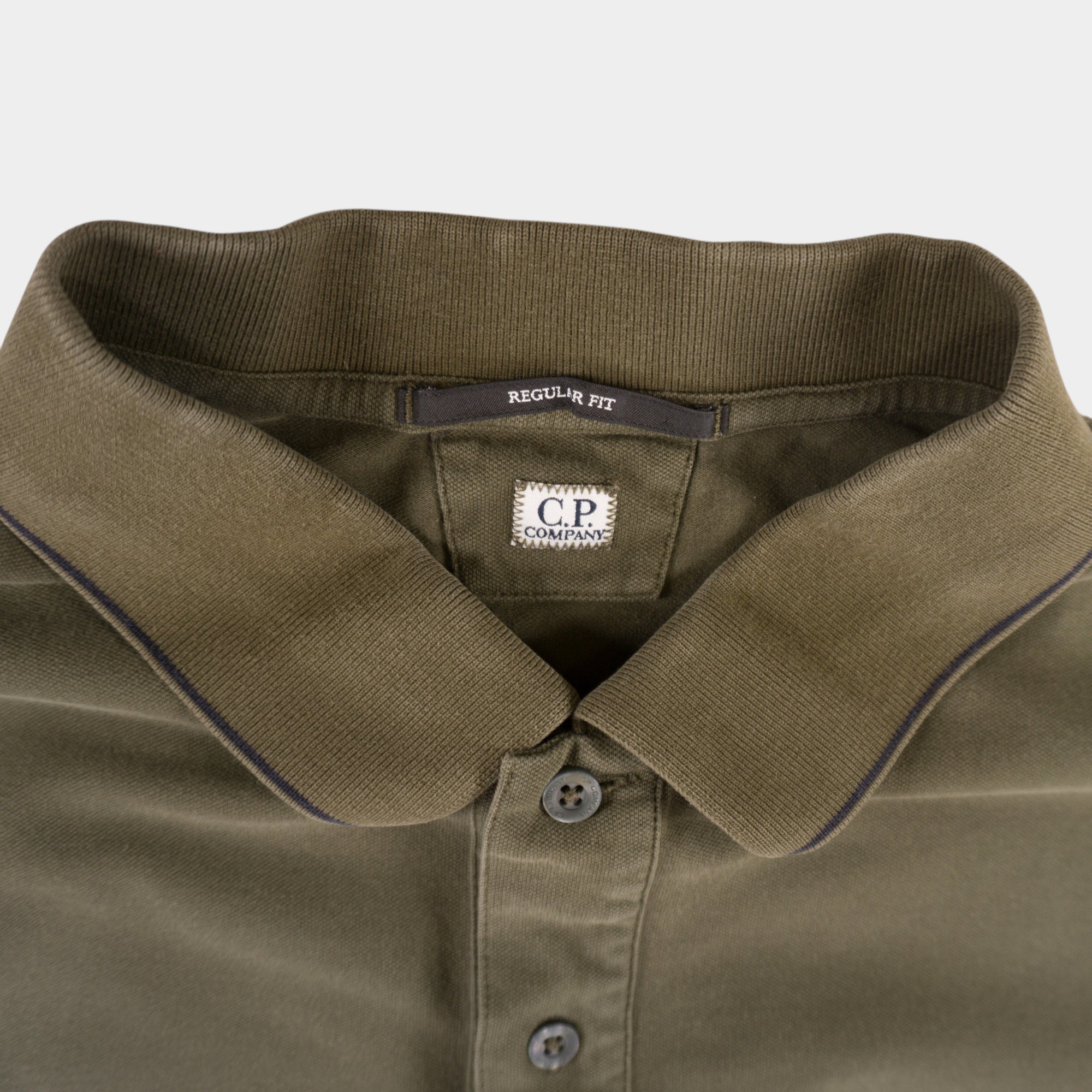 CP Company Зелена Тениска с Яка