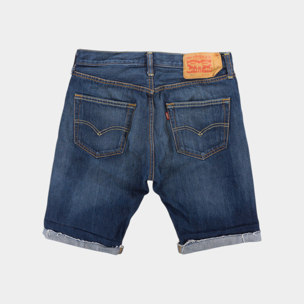 Levis 501 Винтидж Сини Къси Дънки