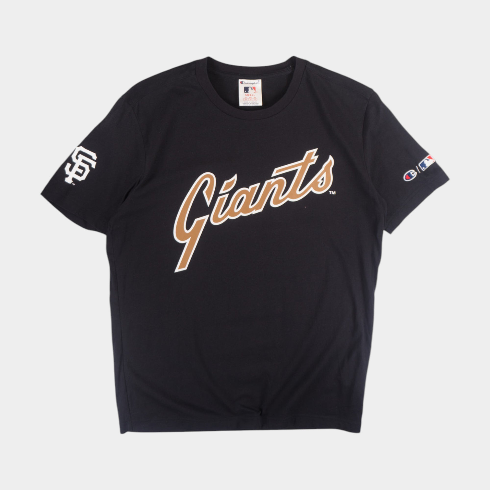 Champion X MLB Giants Черна Тениска с Графика