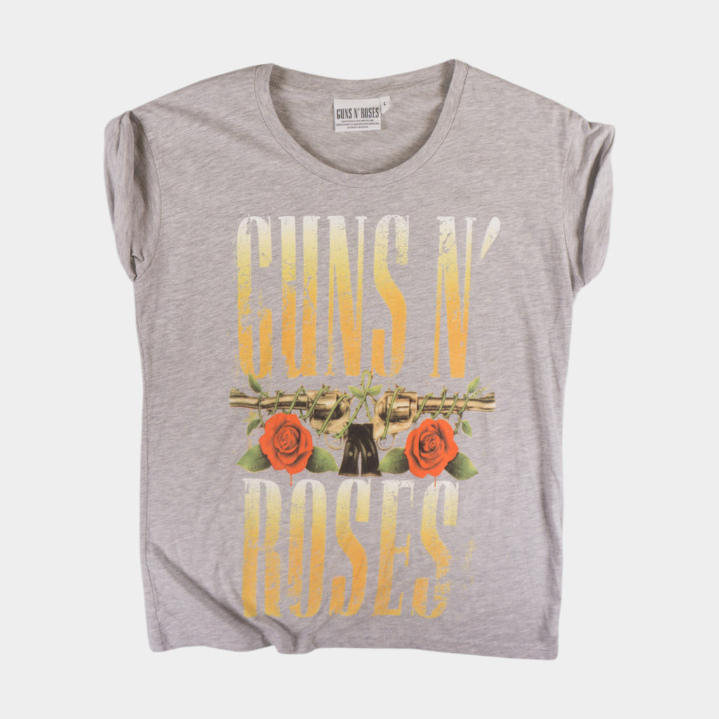 Guns n' Roses Сива Тениска с Графика