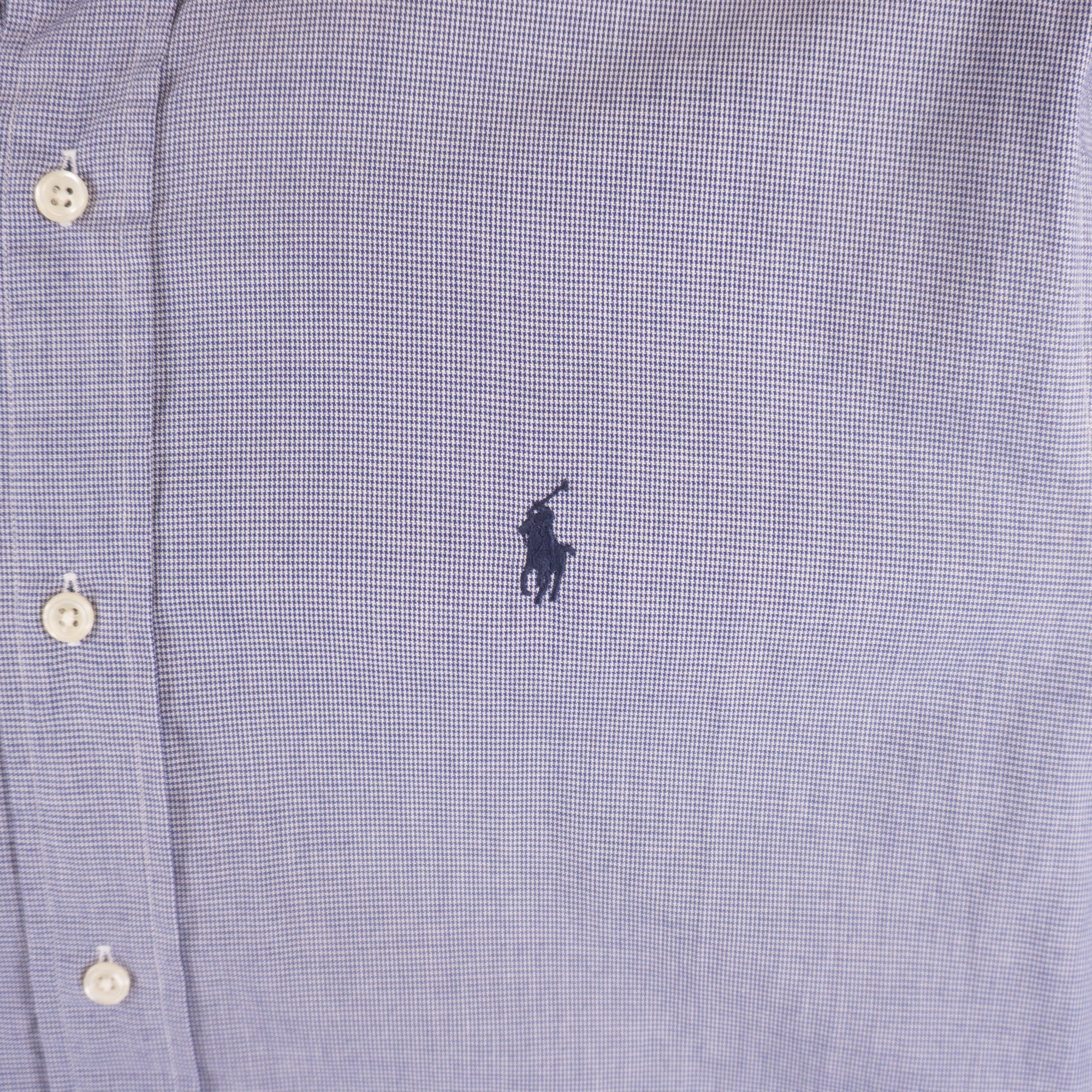 Polo Ralph Lauren Винтидж 2000-те Синя Карирана Риза с Дълъг Ръкав