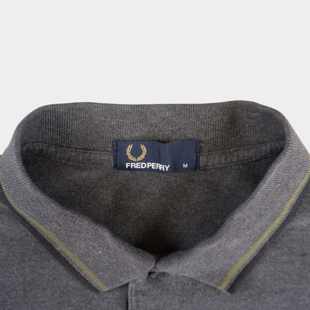 Fred Perry Сива Тениска с Яка