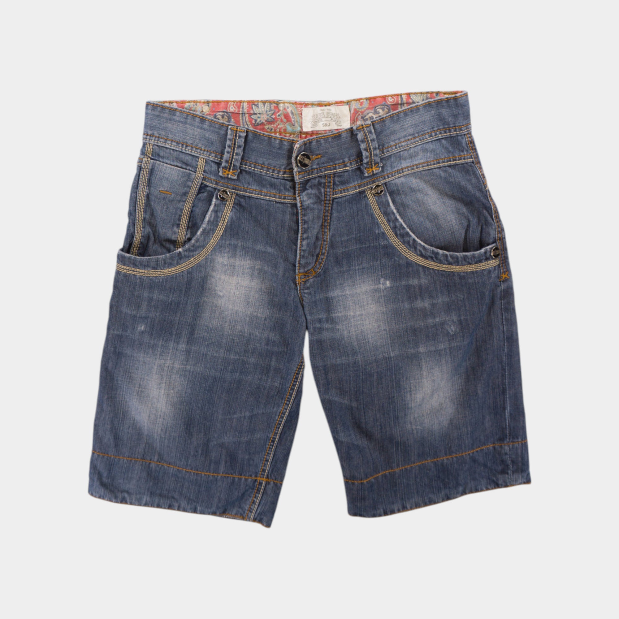 Sex & Jeans Винтидж Сини Къси Дънки